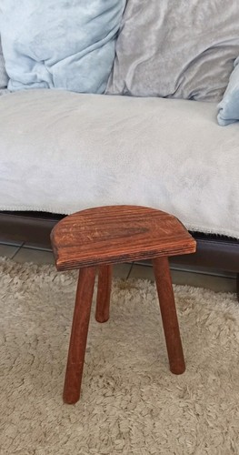 Tabouret tripode bois hauteur - tabouret,