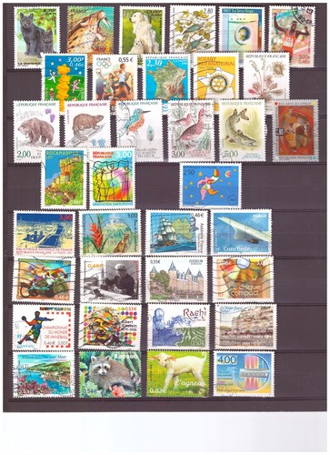 Lot timbres france - 1,