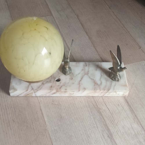 Lampe table vintage - lampe, marbre
