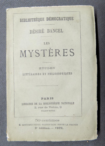 Les mystères désiré bancel - les,