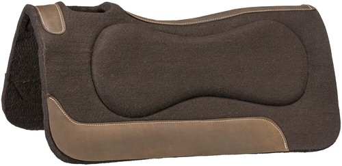 Western saddle pad contour - western,