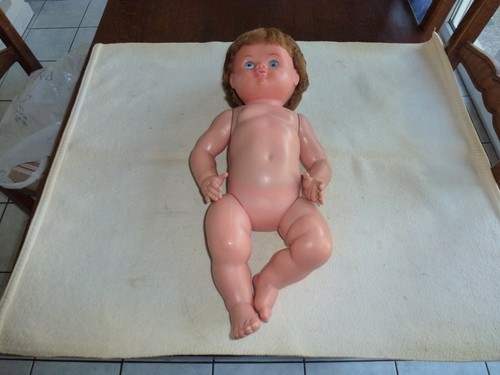 Ancien poupon fille petit - poupon,