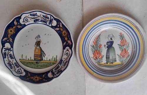 Ancienne paire assiettes - ancienne,