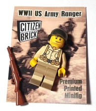 Citizen Brick WWII U.S. Army Ranger minifig New Old Stock Lego Rare