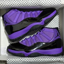 Air Jordan 11 "Black and Purple" CT8012-500 men's basketball shoes