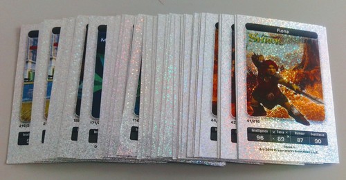 Lot cartes brillantes - lot,