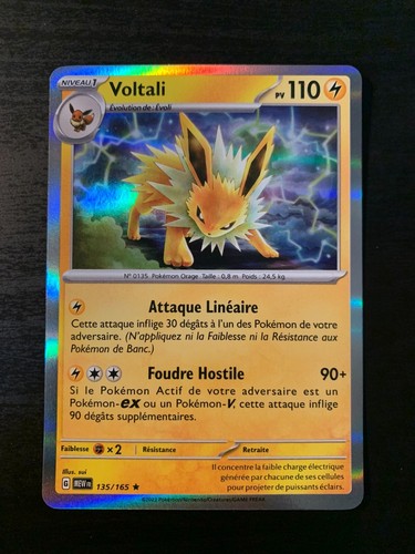 Carte pokémon holo voltali - pokémon,