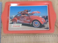 petit plateau métal cox coca cola décoration ou utilisation coccinelle