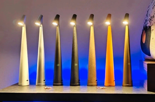 Lampe art déco gris - lampe,