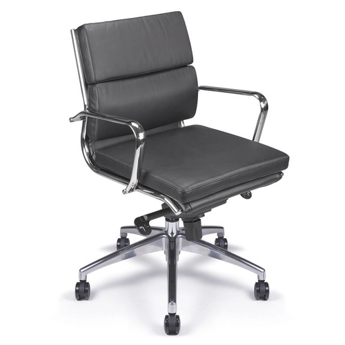 Fauteuil manager cuir noir - fauteuil, en
