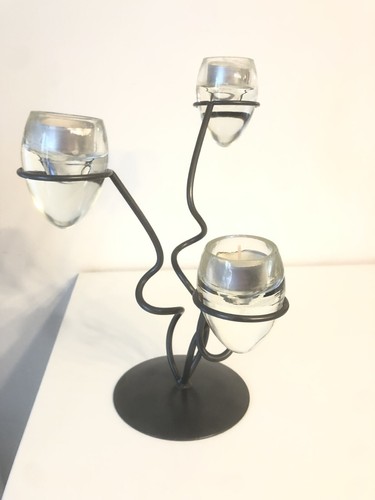 Bougeoir chandelier triple - chandelier,