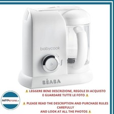 BÉABA, Babycook Solo, Robot De Cuisine Pour Enfants 4 En 1 - Blanc Et Argent
