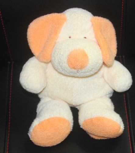 Doudou chien crème blanc - chien,