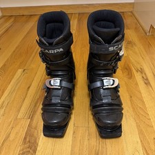 Scarpa T2 75mm Telemark Ski Boots UK Shell 9/10 USA 10-11 /Liners 10