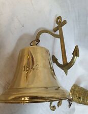 Large Antique Solid Bronze Bell, Dated "1842"