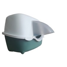 Maison de toilette pour extérieur 56 x 55 x H 39 cm vert pour chat