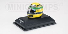 Lotus Renault 1986 Ayrton Senna Helmet Casque 1.8 replica !