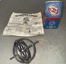 The Hurst Gyroscope Scientific Toy in Box Instructions Included - Missing Base