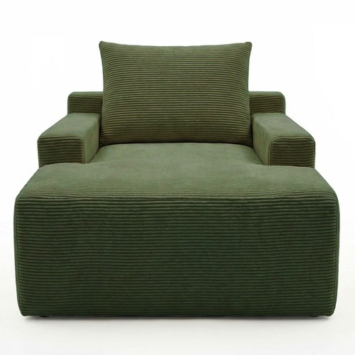 Fauteuil lounge velours - fauteuil, en