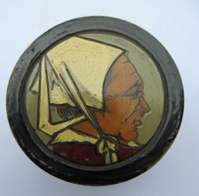 ANCIEN PAUL FOUILLEN QUIMPER BOITE BOIS  65 mm DE DIAMETRE
