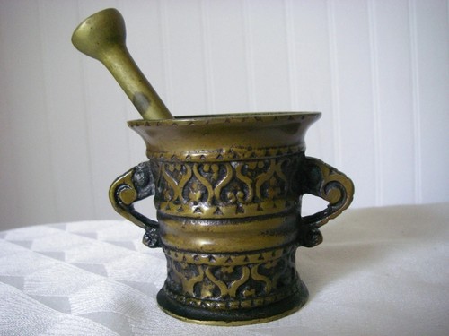 Ancien mortier pilon - ancien, +