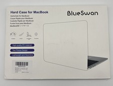Blue Swan Clear Hard Case For MacBook Lightweight 2 Piece Design No Seams   S