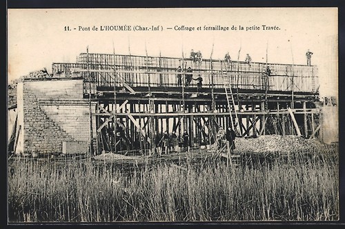 Cpa houmée pont de - pont,