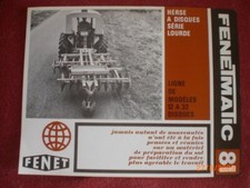 ANCIEN  PROSPECTUS    PUBLICITAIRE     HERSE A  DISQUES    FENET  81