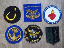 lot 6 écussons militaires