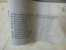 Manuel d'utilisation d'origine