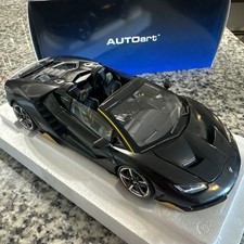 LAMBORGHINI CENTENARIO LP770-4 ROADSTER CLEAR CARBON & YELLOW 1:18 AUTOart 79119