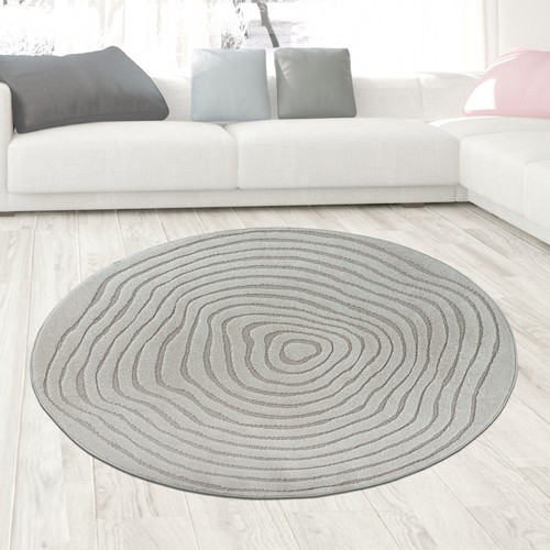 Tapis design rond - , vagues