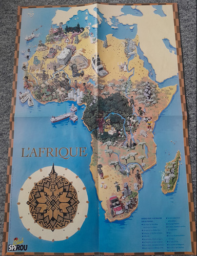 Poster spirou mag l afrique - -, l'afrique