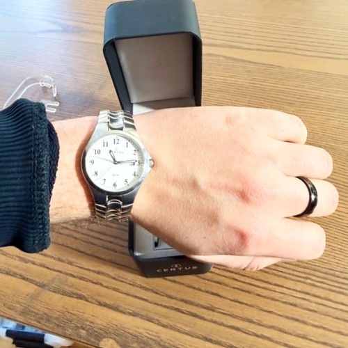 Montre certus quartz acier - quartz,