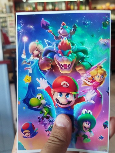 Affiche postale mario - affiche,