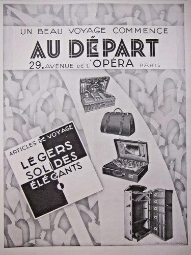 Publicité presse 1928 - publicitÉ, au
