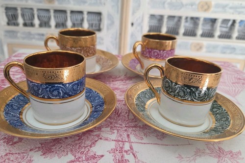 Lot tasses sous - et,