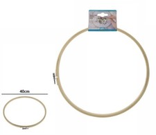 X Cadre Circulaire À Broder En Bois Avec Vis Diamètre 40Cm Dfh