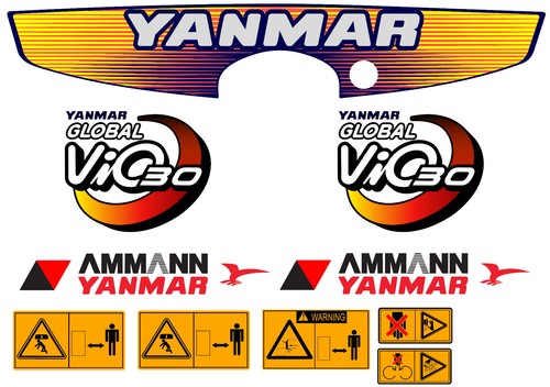 Yanmar vio digger decal - 30,