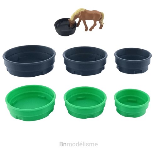 Lot abreuvoirs plastique - 3,