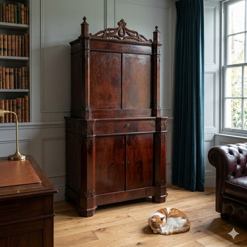 Meuble piémontais ancien bois - meuble,