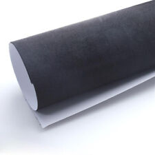 Vinyle adhésif imitation Alcantara Noir 1,5 X 2 mètres
