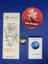 Vintage Antique Air France Advertising Items Collectible Lot