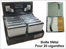 ETUI A CIGARETTES METAL