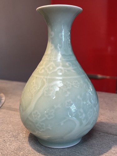 Vase ancien céladon - vase,