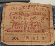 Jean vintage Levi’s 501 Made