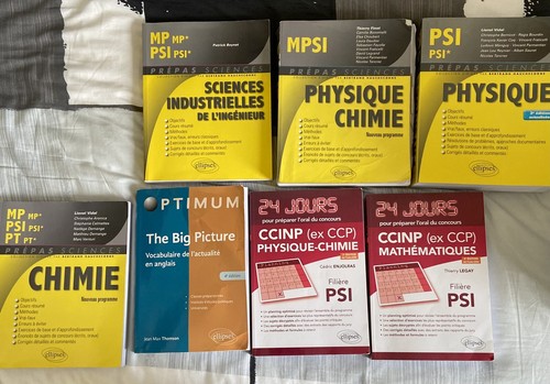 Lot livres prepa - livres,