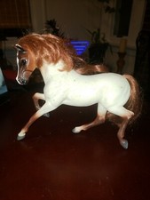 Reeves Breyer 7" Horse white brown running