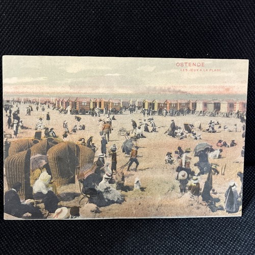 Carte postale ancienne ostende - carte,