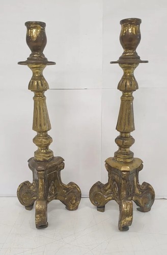 Antique paire bougeoir - paire,